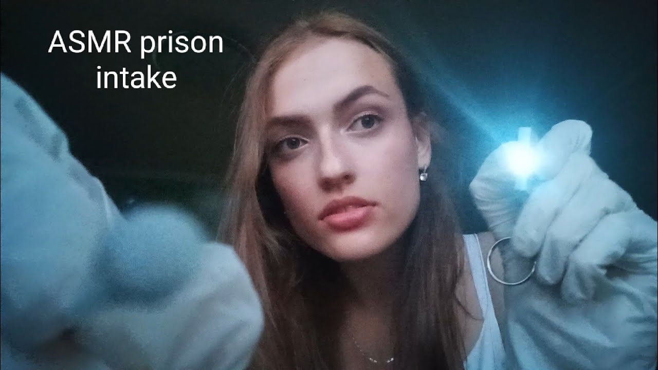 ASMR  prison intake 👮🏼‍♀️⛓️