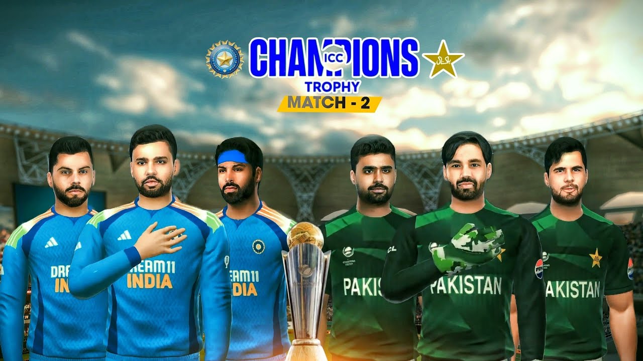 Champions Trophy 25 In RC24 | IND 🇮🇳 vs PAK 🇵🇰|MATCH - 2