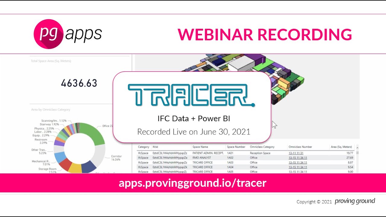 Tracer IFC and Power BI -  Product Introduction Webinar (Recorded live on June 30, 2021)