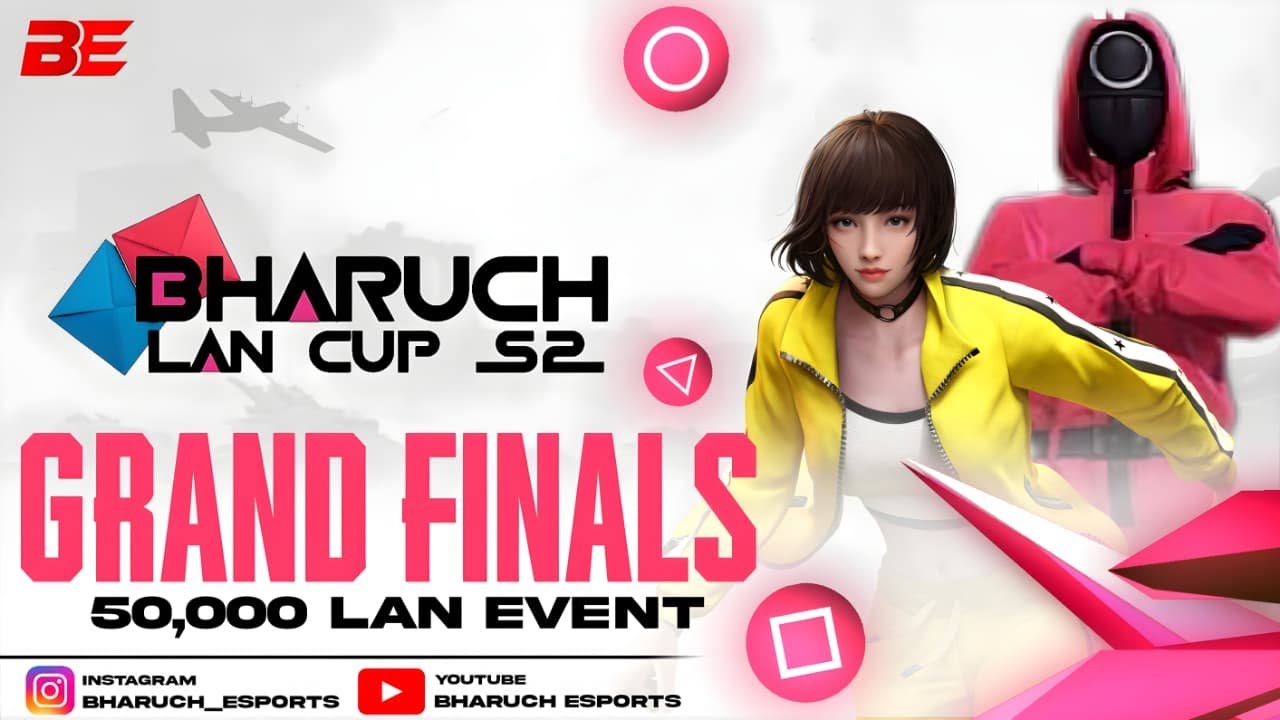 Bharuch Esports | Lan Event- Grand Finals | Free Fire Max / GRAND FINALS 50,000-/💰+ 12,000 💎