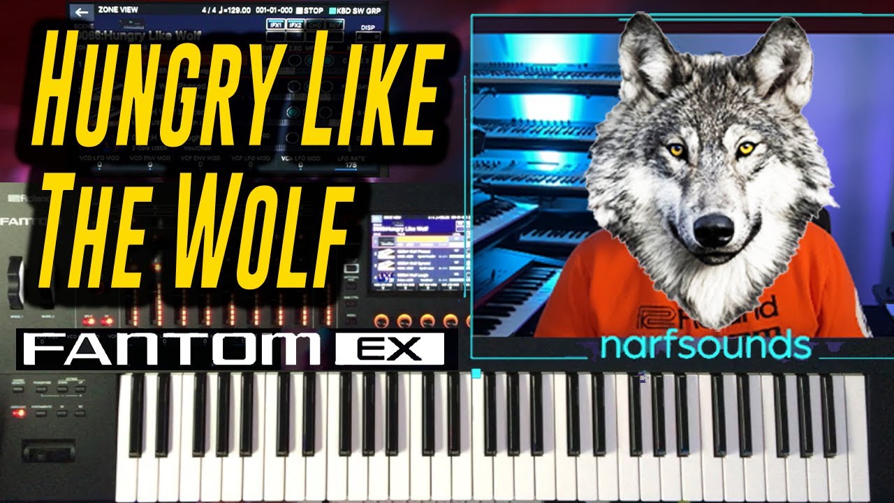 Duran Duran's Hungry Like The Wolf Covered on the Roland Fantom EX