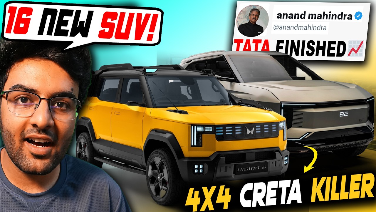 ₹7 Lakh Punch Killer to Mini Scorpio ! 16 New Confirmed Mahindra SUVs for India RANKED !