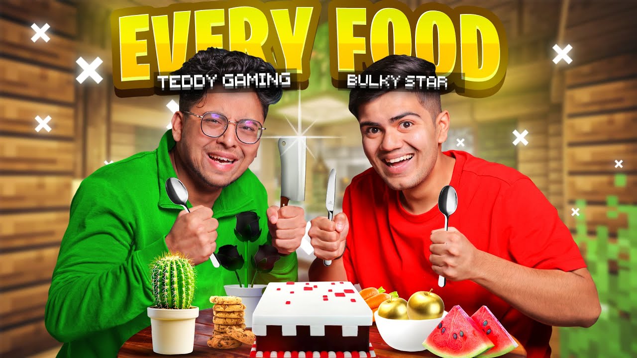 Trying To Eat EVERY Minecraft Item in REAL LIFE