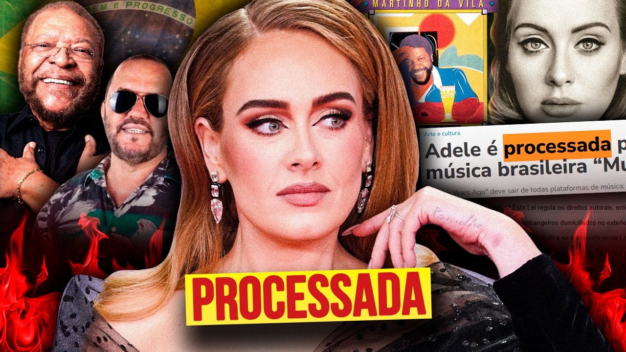 Como assim a ADELE foi PROCESSADA por PL&Aacute;GIO?