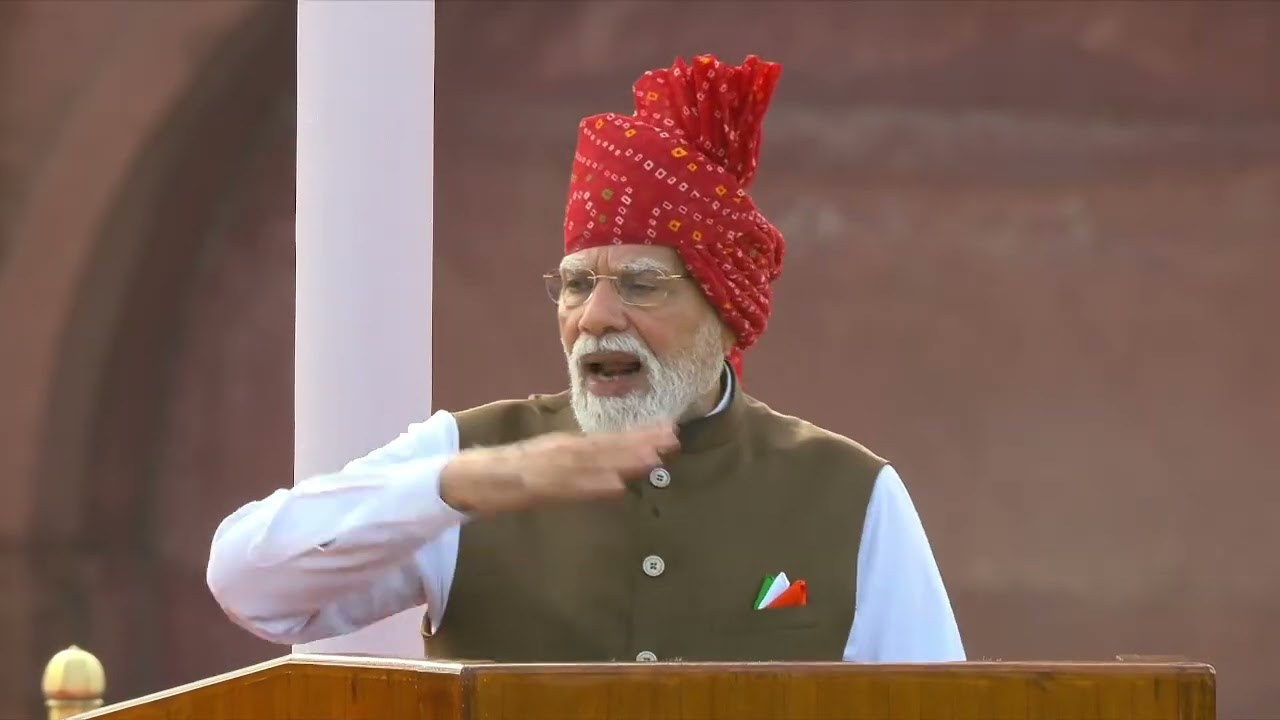 Narendra Modi Sapta Shakti Dhara | Red Fort 15th August 2026 Independence Day | Speech
