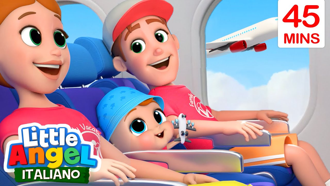 In Viaggio Con Mamma e Papà 👨🏻👶🏻👩🏻 Cartoni Animati & Canzoni Bambini | Little Angel Italiano