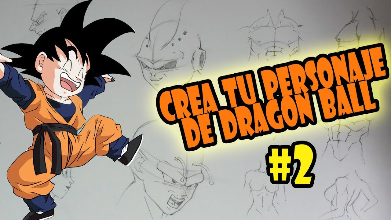 Aprende a cómo dibujar tu propio personaje de Dragon Ball | Rostros / caras y cuerpo #2 | Draw Up!