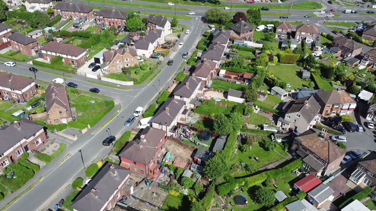 dji mini se sheffield drone footage