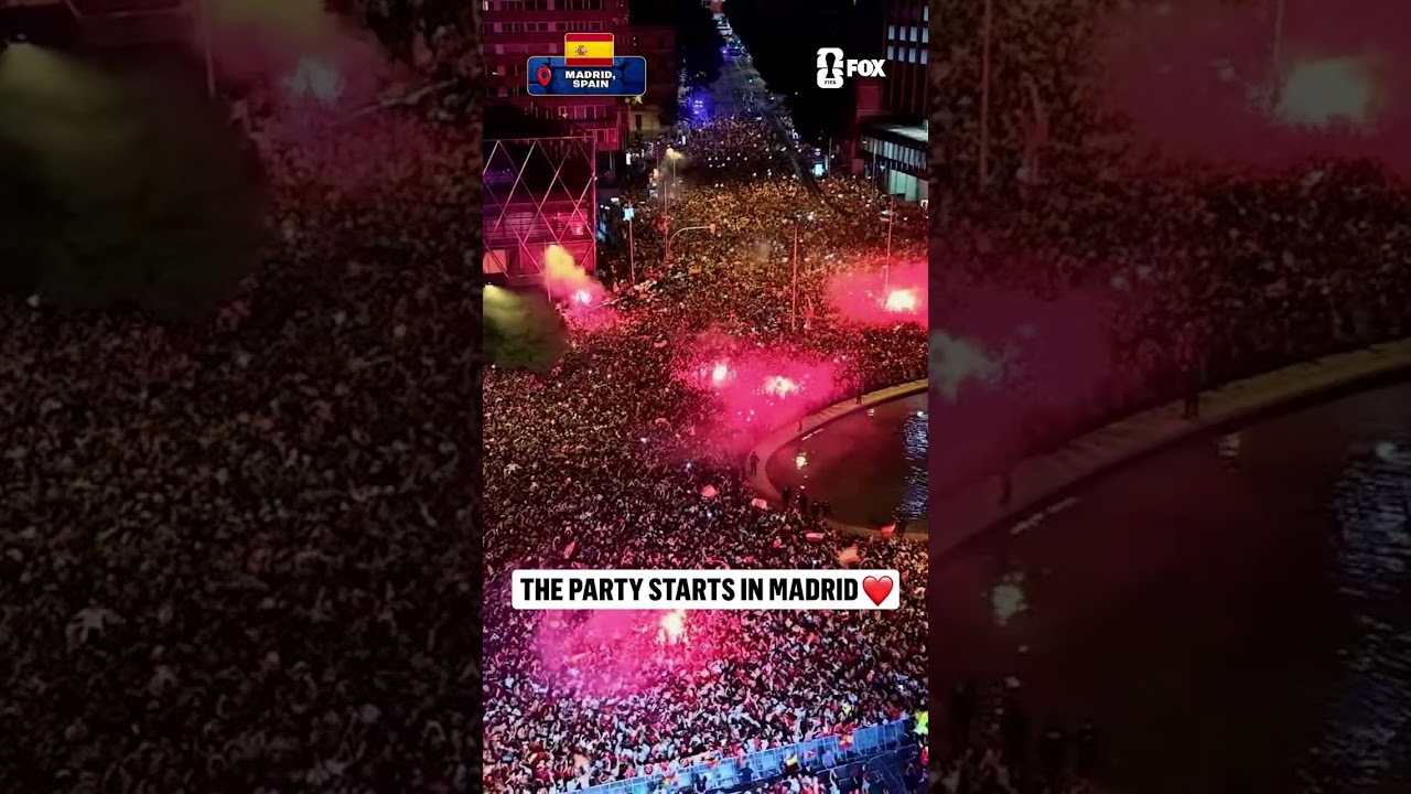 Vibes are high in Madrid after Spain won its second FIFA World Cup title 🏆