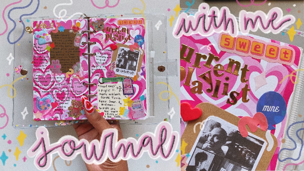 journal with me + current playlist ✨ 6 ring binder