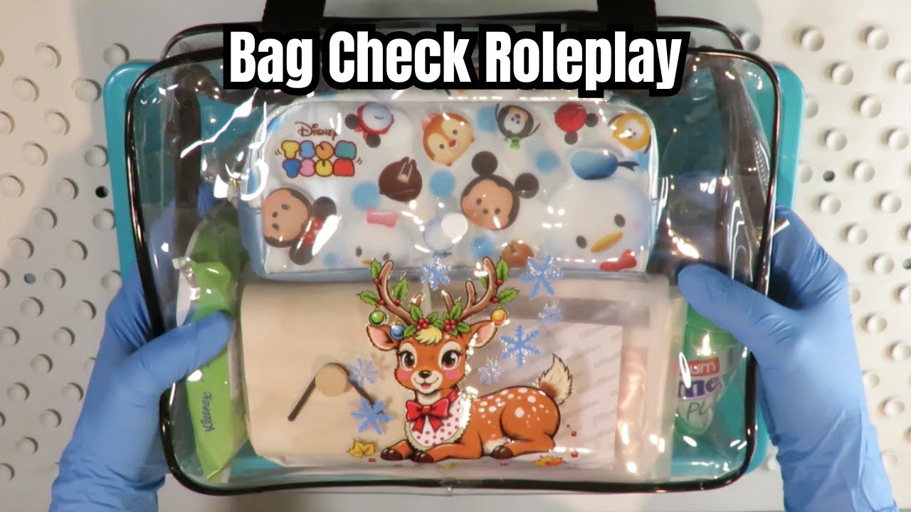 ASMR bag check roleplay 5