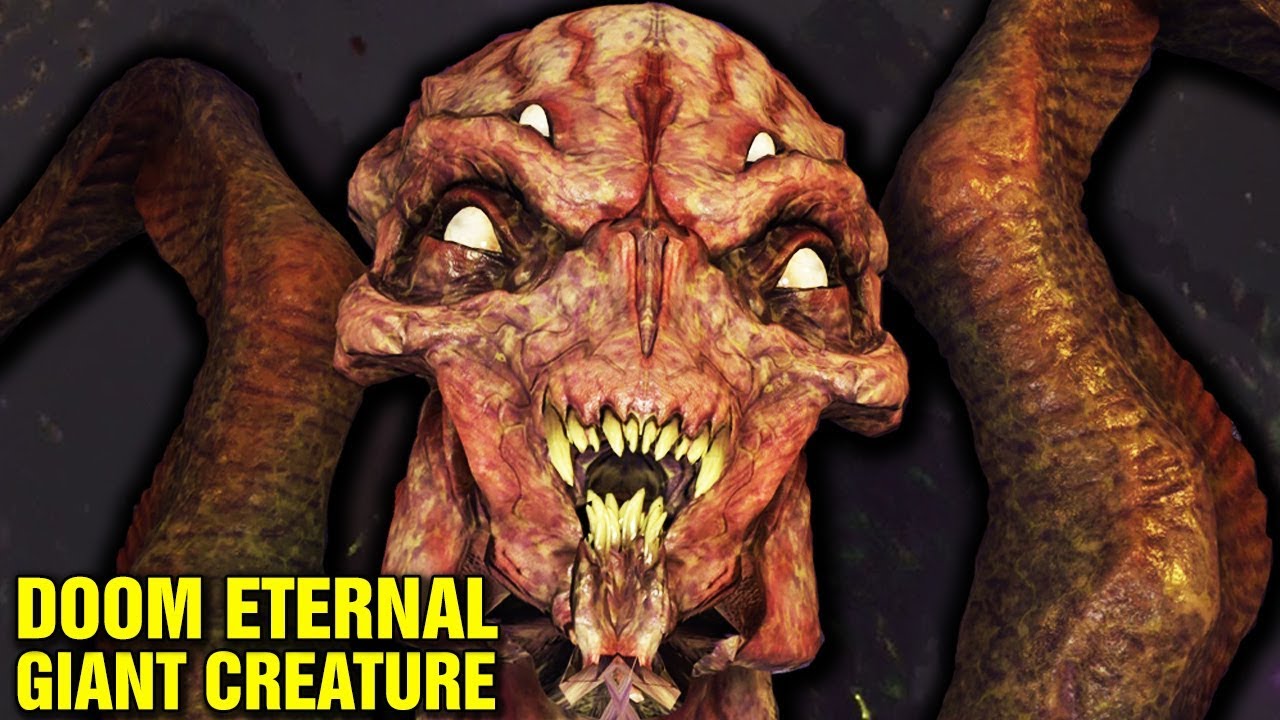 DOOM ETERNAL LORE - GIANT CREATURE ON URDAK - WHO IS THE FIRST KHAN MAYKR?