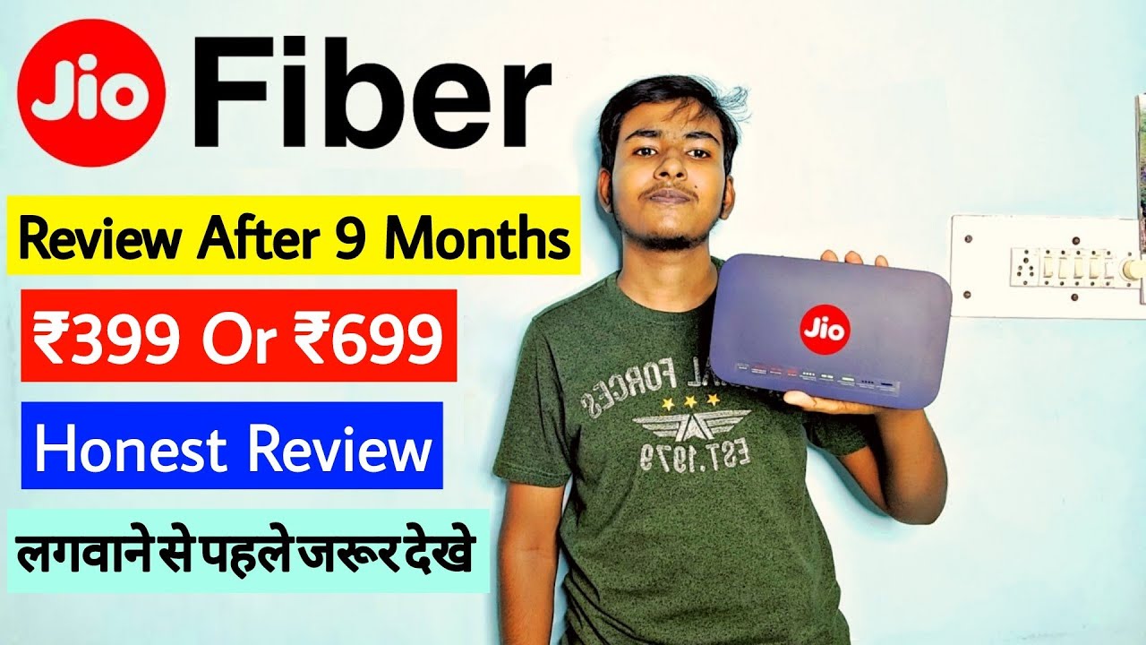 JioFiber Long Term Review After 9 Months | HONEST REVIEW | Best Broadband Connection |  ₹399 Or 699