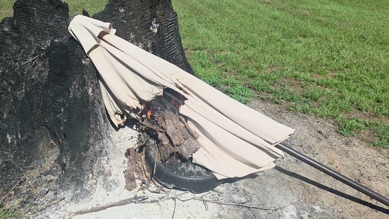 Burning Stuff 1441: Patio Umbrella