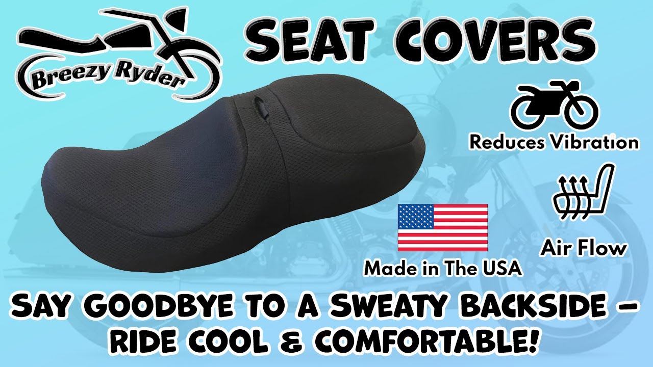 Breezy Ryder Custom Seat Covers for Harley Davidson®: The Ultimate Long Distance Comfort Upgrade!