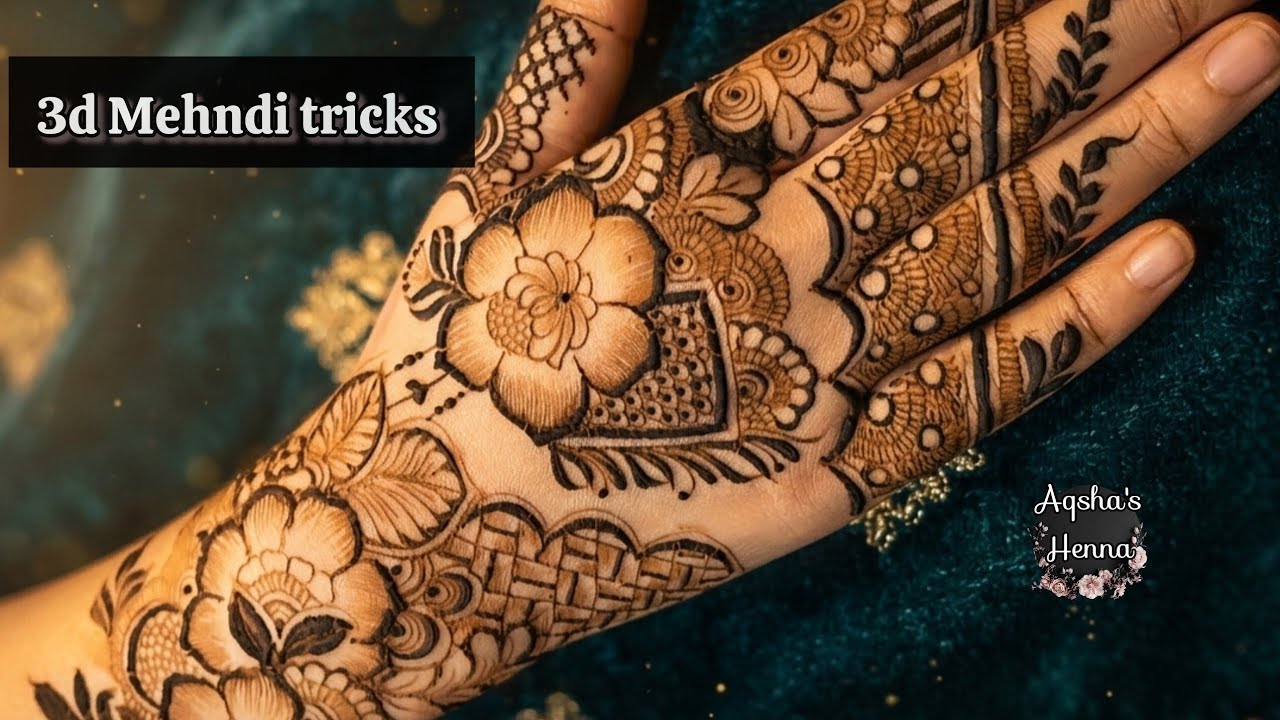 Easy back hand mehndi design || simple amd beautiful mehndi design #mehndidesign#easymehndi #henna