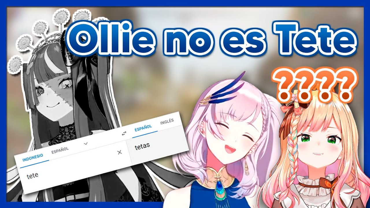 Qué significa Tee-tee en indonesio 2: La respuesta siempre es Ollie | Hololive ID | Sub. Español
