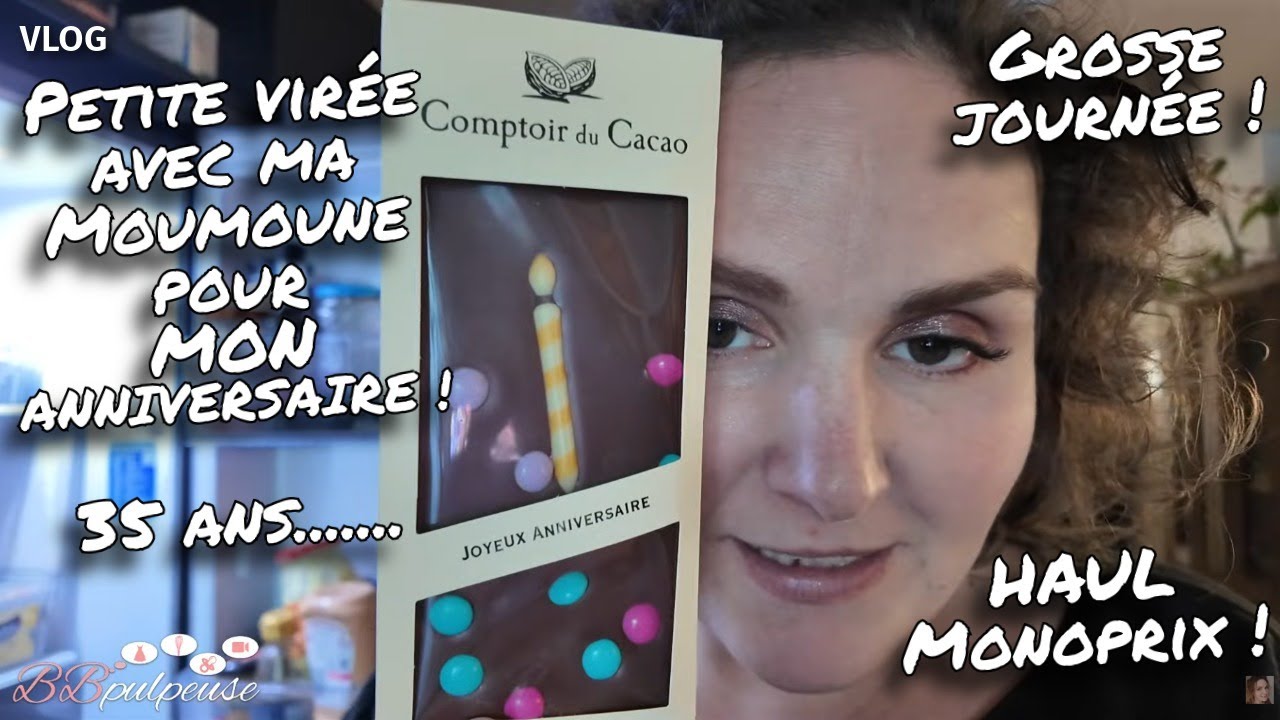 [. VLOG .] Happy Birthday to me !! 35 ans !! HAUL Monoprix ! Merci pour toutes vos commandes ❤️