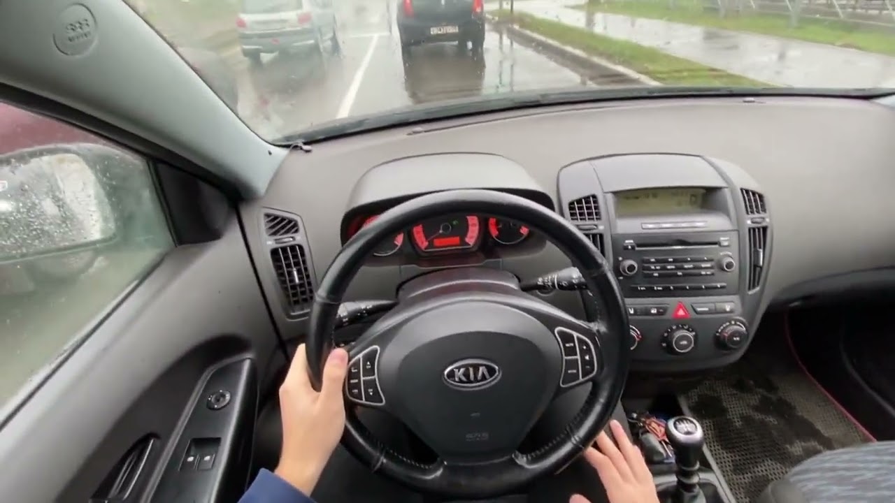 2008 KIA CEED 1.4 MT - POV TEST DRIVE / Тест драйв от первого лица