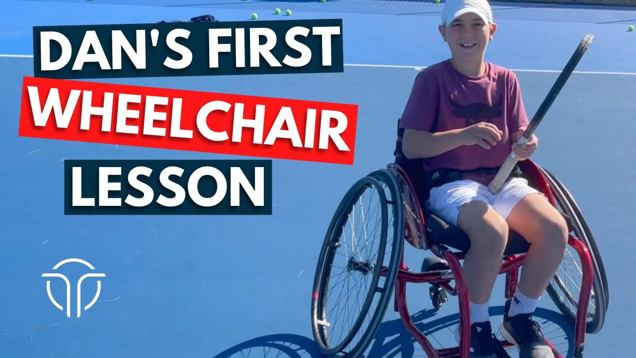 WHEELCHAIR TENNIS FOR BEGINNERS: See how Dan got on with his first ever wheelchair tennis lesson