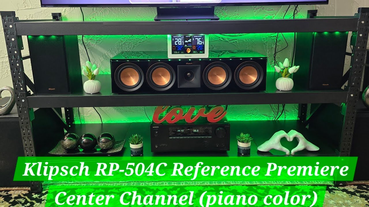 Klipsch RP-504C Reference Premiere Center Channel(piano) (Unboxing, measurement, Overview and Test)