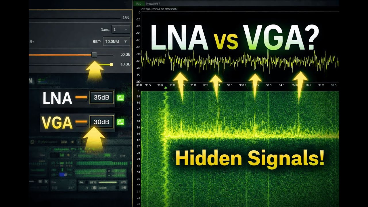 Подробное описание SDR-приемника HackRF 🔥 Секреты усиления LNA и VGA для выявления скрытых сигналов