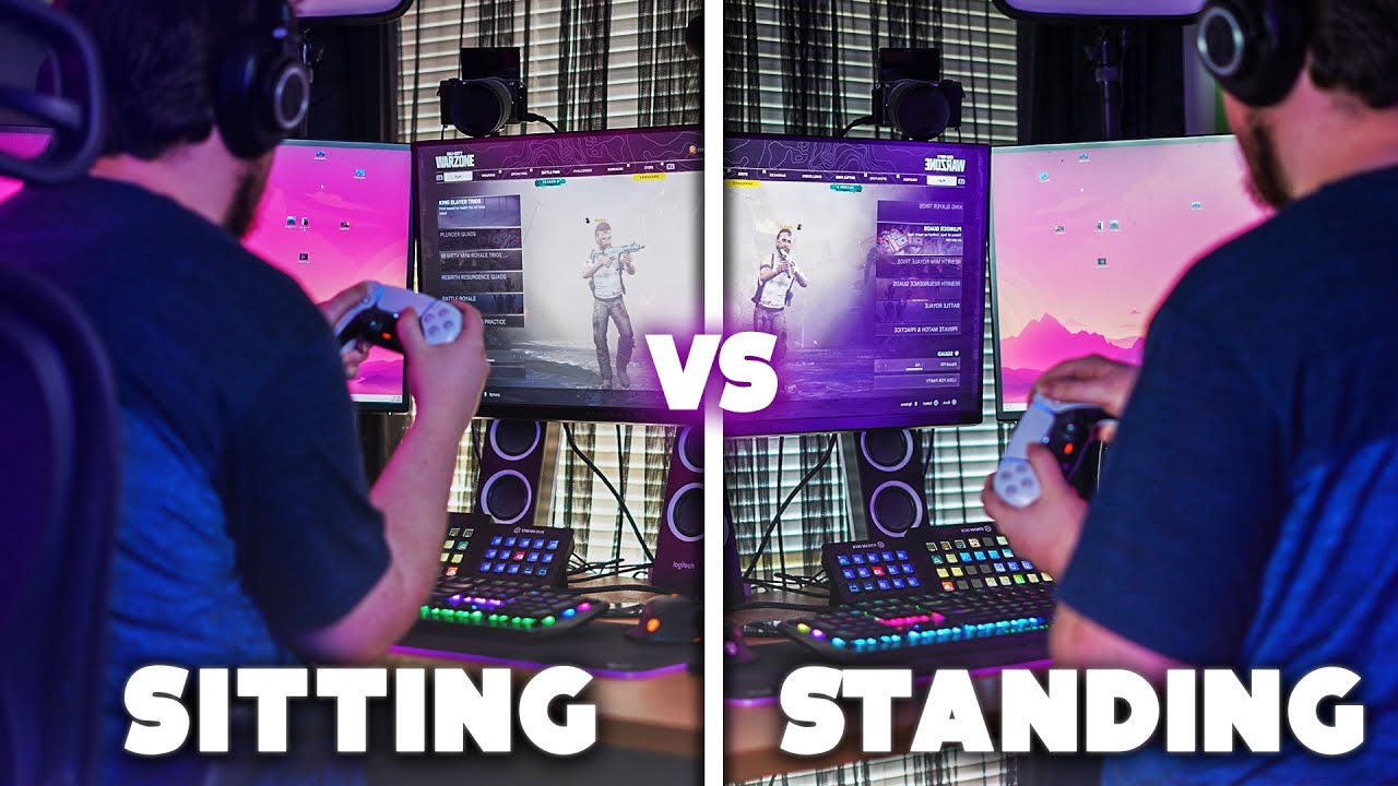 Gaming Sitting vs Standing: Are Standing Desks worth it for Gaming Setups?