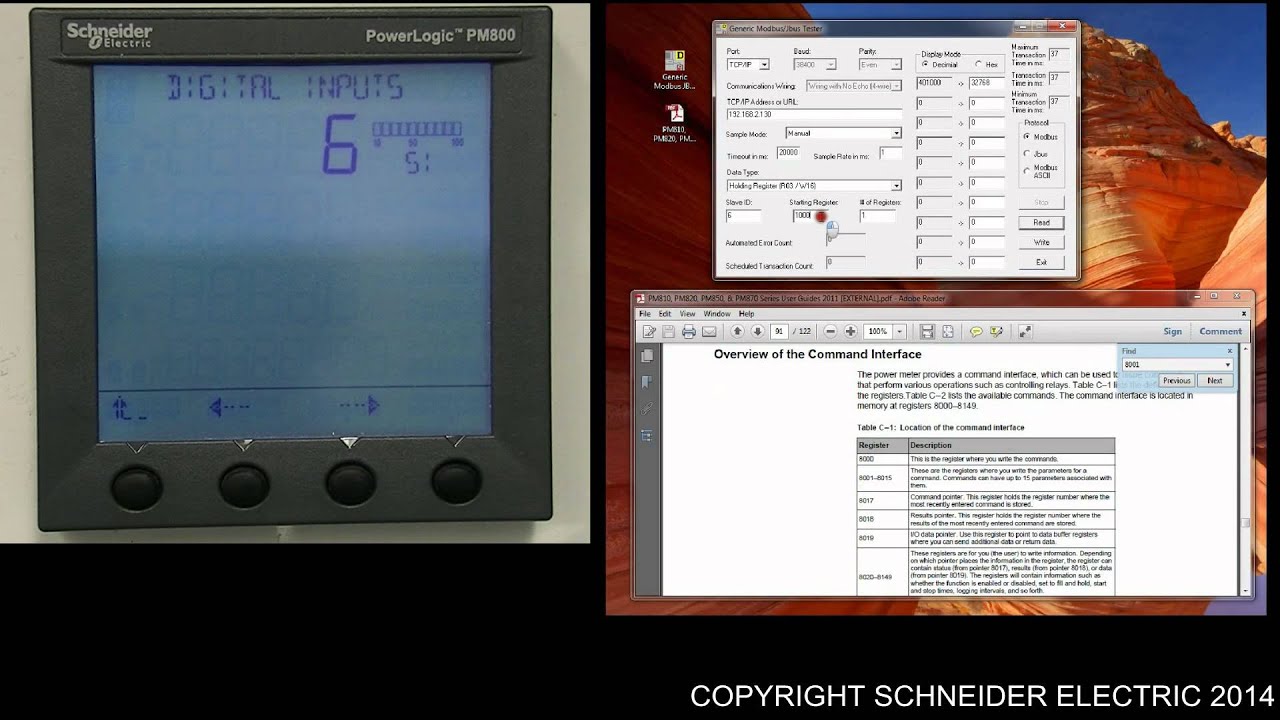 PM870 Resetting S1 Counter Value