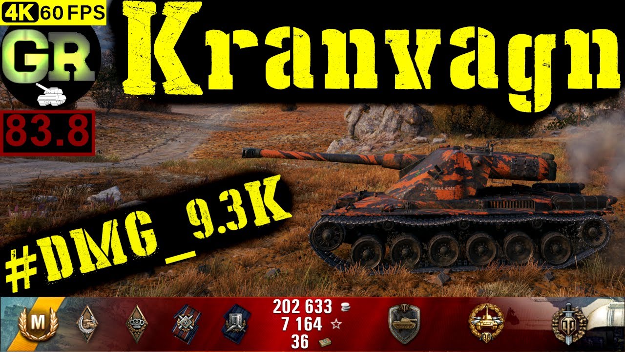 84_World of Tanks Kranvagn WoT Replay - 7 Kills 9.3K DMG(Patch 1.4.0)