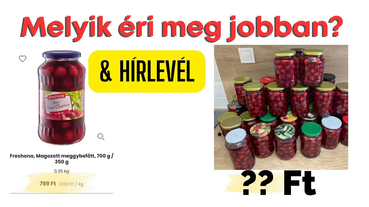 Így spórolok a bolti árakhoz képest – befőzőautomatával + Receptkártyák hírlevélben