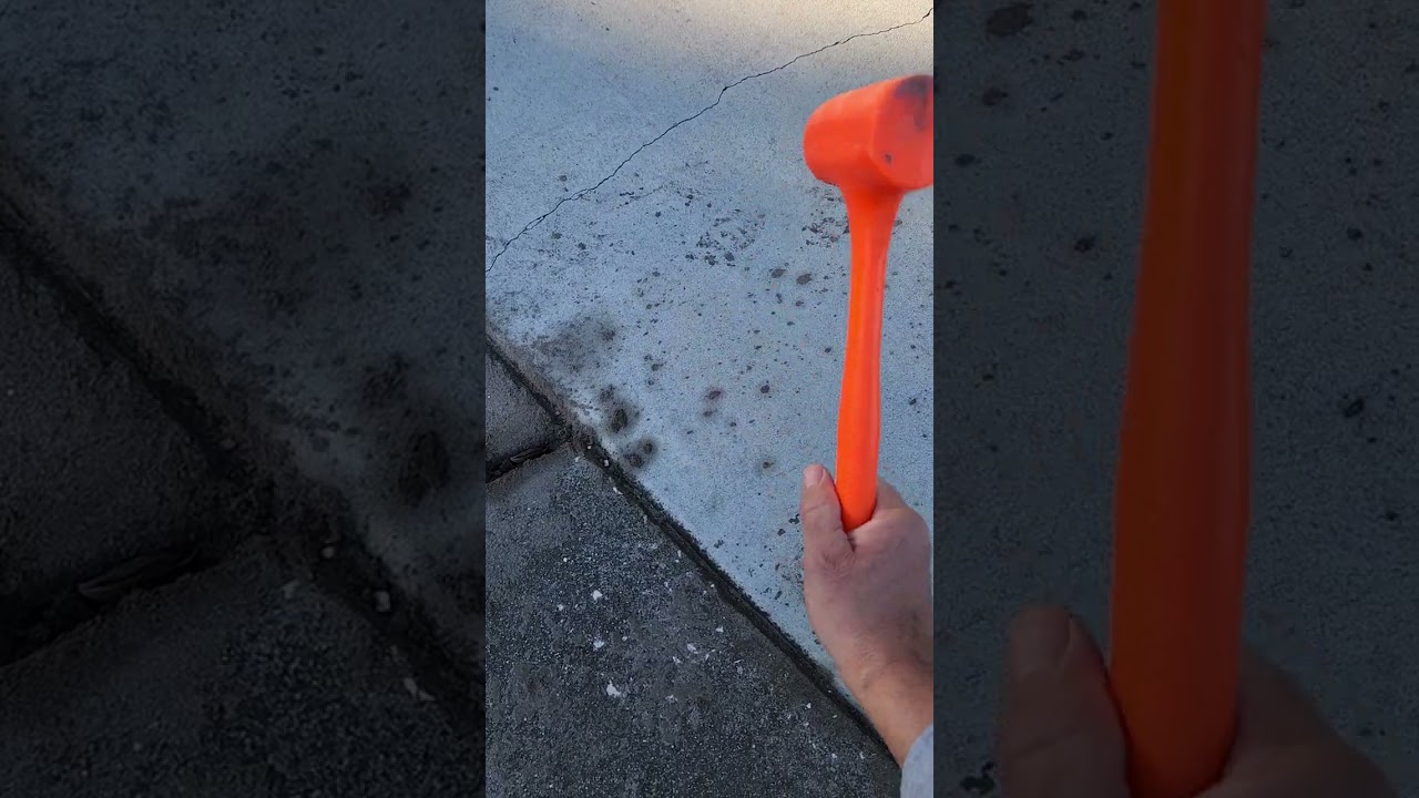 How to check for voids under concrete.