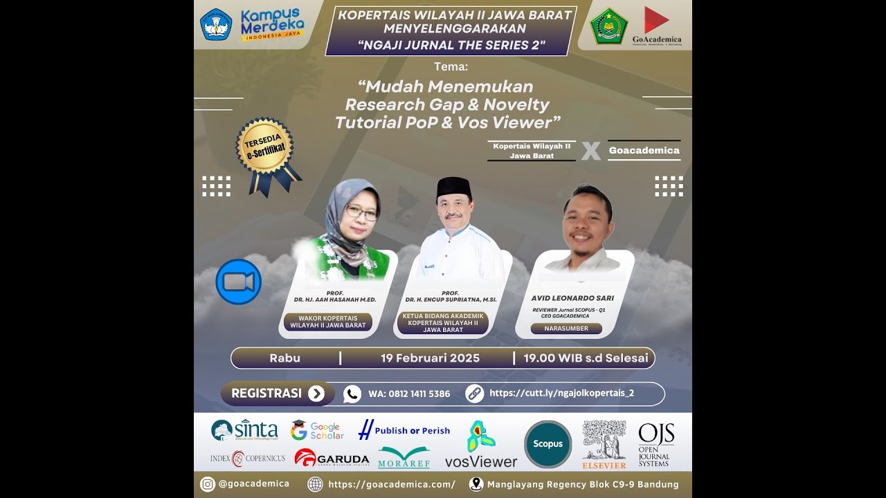 MUDAH MENEMUKAN RESERACH GAP & NOVELTY | NGAJI JURNAL KOPERTAIS WIL 2 & GOACADEMICA