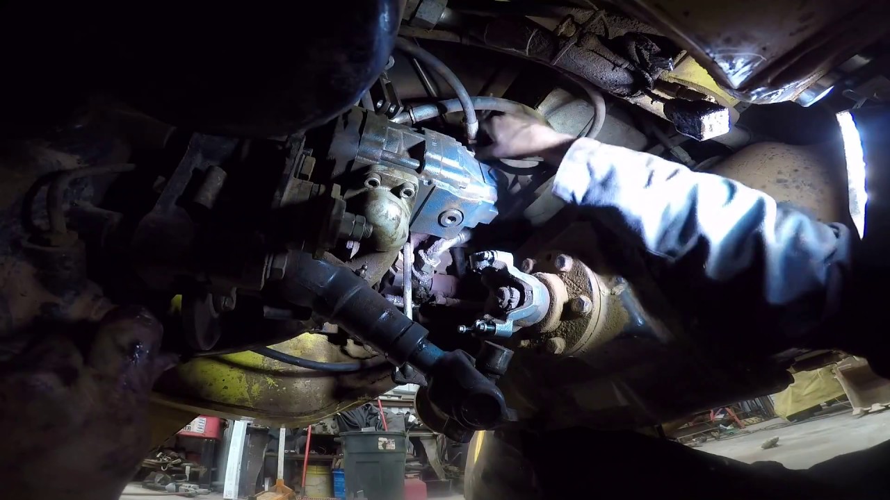 backhoe pump r&r