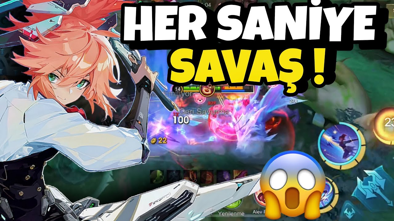 SAVAŞ OLMAYAN SANİYE YOK !😱 Mobile Legends Fanny Nasıl Oynanır Öğretici Gameplay