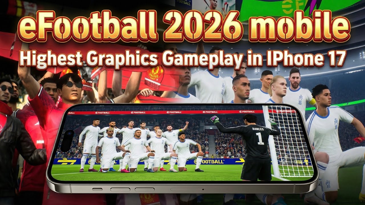 eFootball 2026 IPHONE 17 4K 60FPS Геймплей 🚨Открытие набора 📈