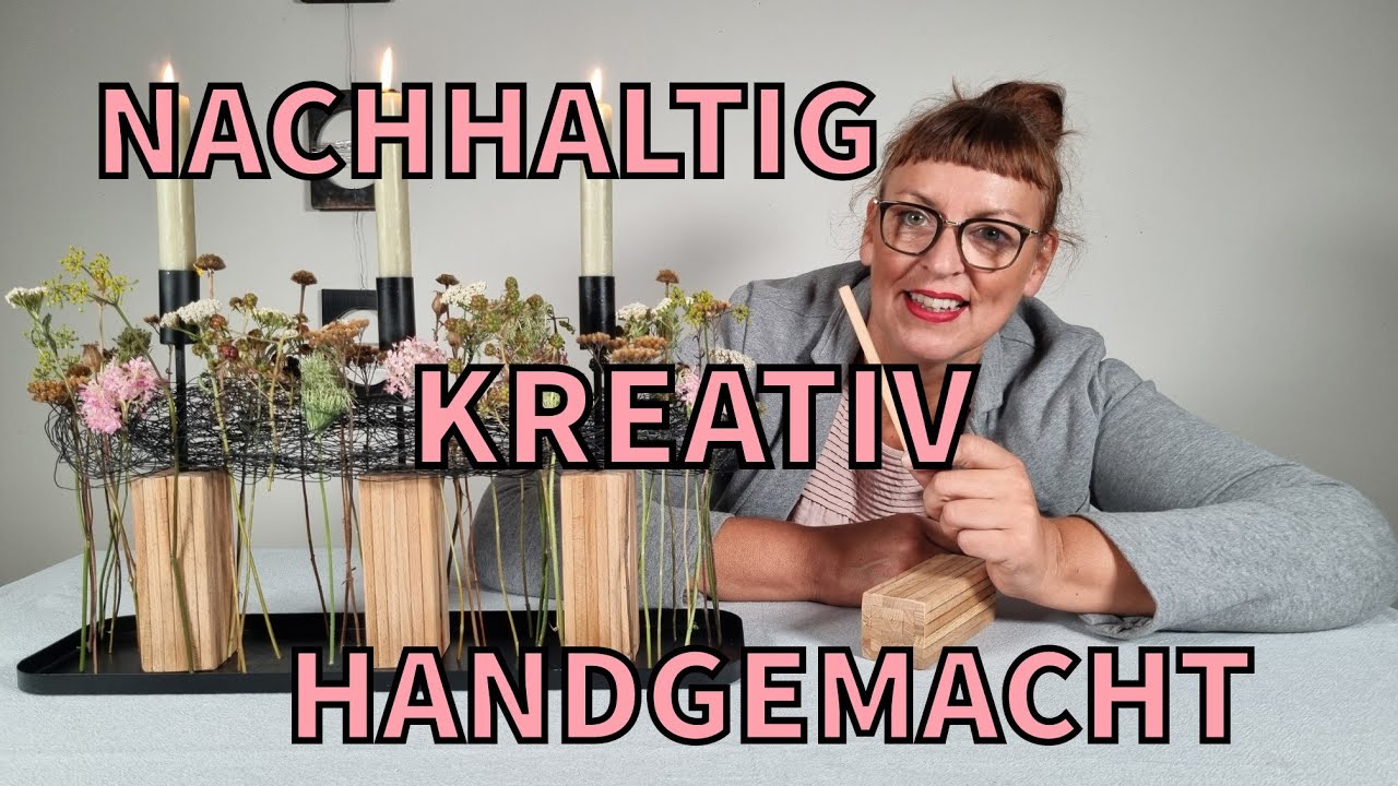 EINFACHE DEKO - EINZIGARTIGES DIY UPCYCLING PROJEKT