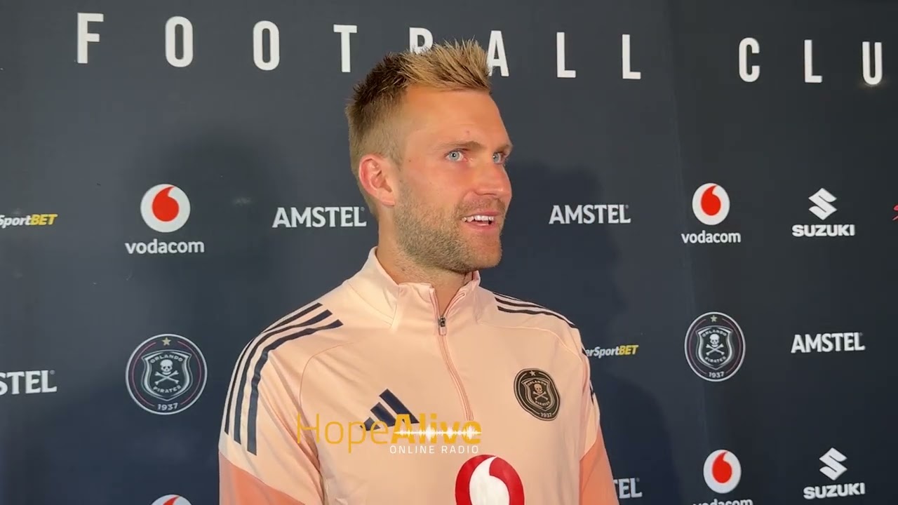 Orlando Pirates forward Andre Ernest de Jong talks moving to pirates and playing Mamelodi Sundowns