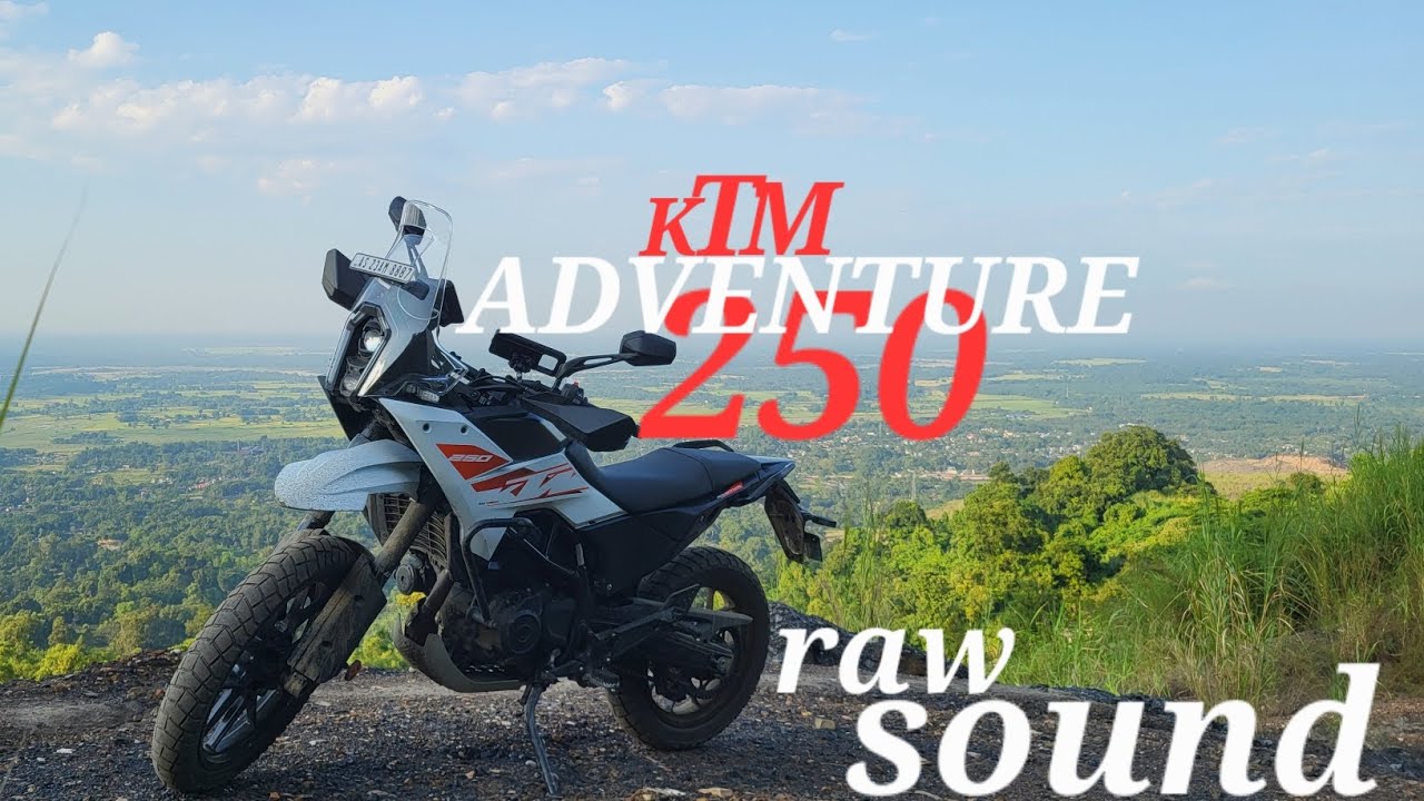 Raw sound | Ktm adventure 250| morning ride 