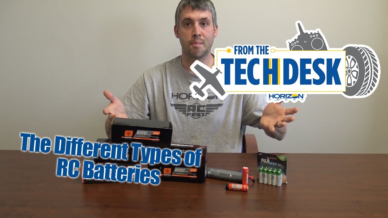 From the Tech Desk: The Different Types of RC Batteries