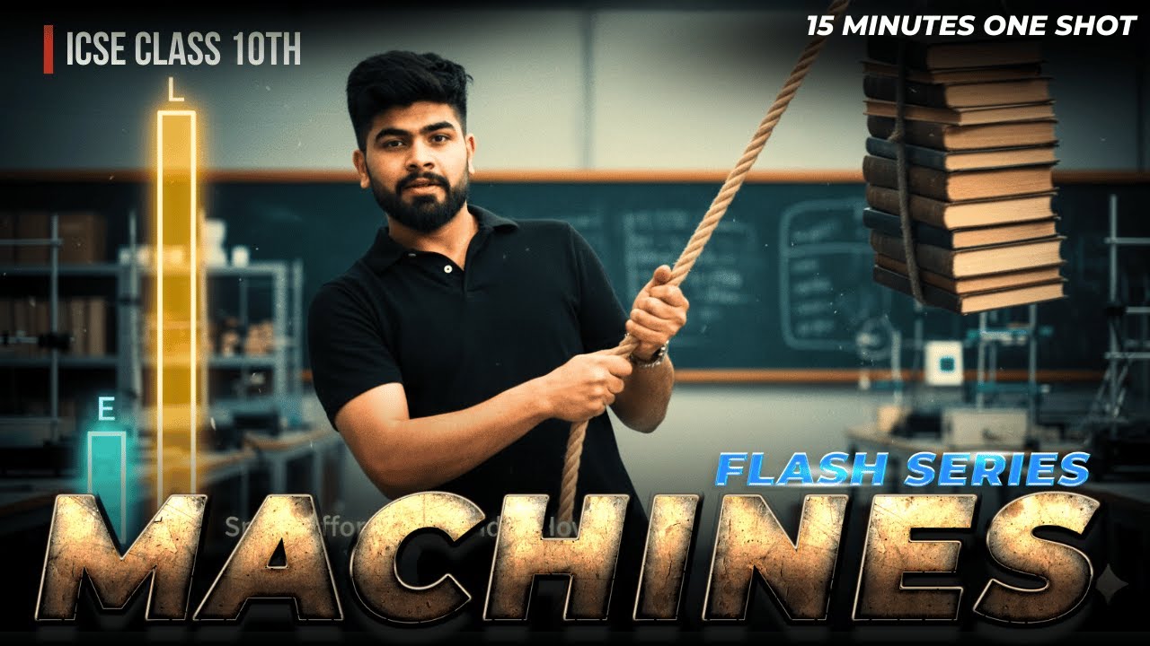 Machines in One Shot | ICSE Class 10 Physics Chapter 3 Full Revision + PYQs