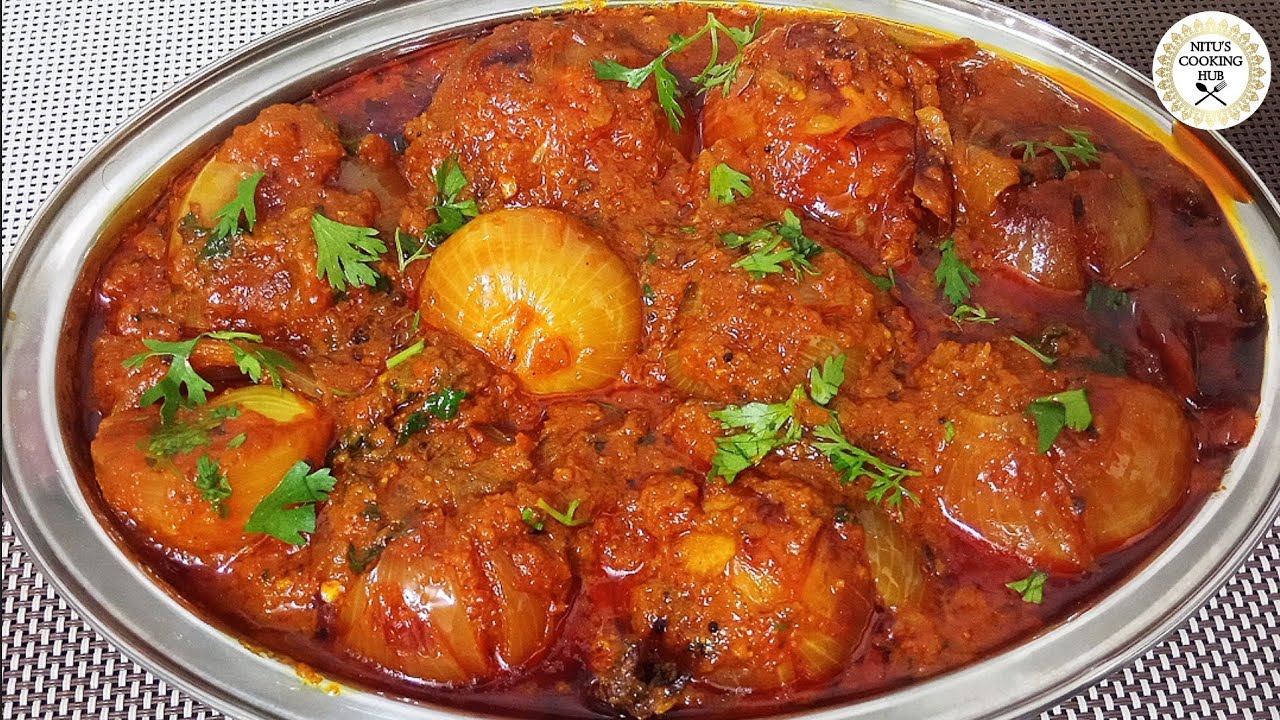 Bharwa Pyaaz Ki Sabji | Stuffed Onion Masala Curry | Sabut Pyaaz Ki Sabzi | भरवा प्याज़ की सब्ज़ी