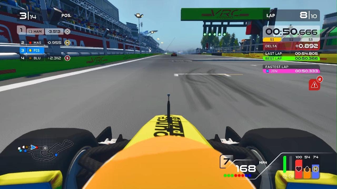 Precision steering and overtake!