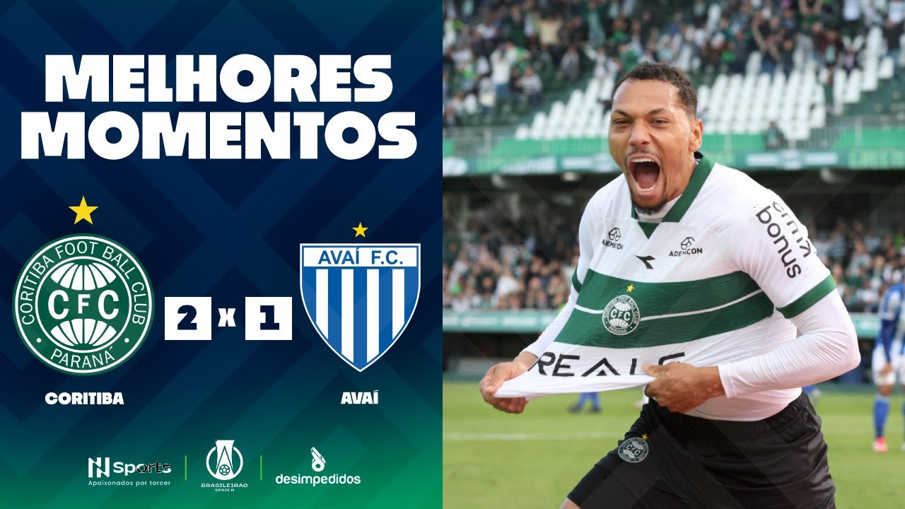 CORITIBA 2 X 1 AVAÍ | MELHORES MOMENTOS | 10ª RODADA BRASILEIRÃO SÉRIE B