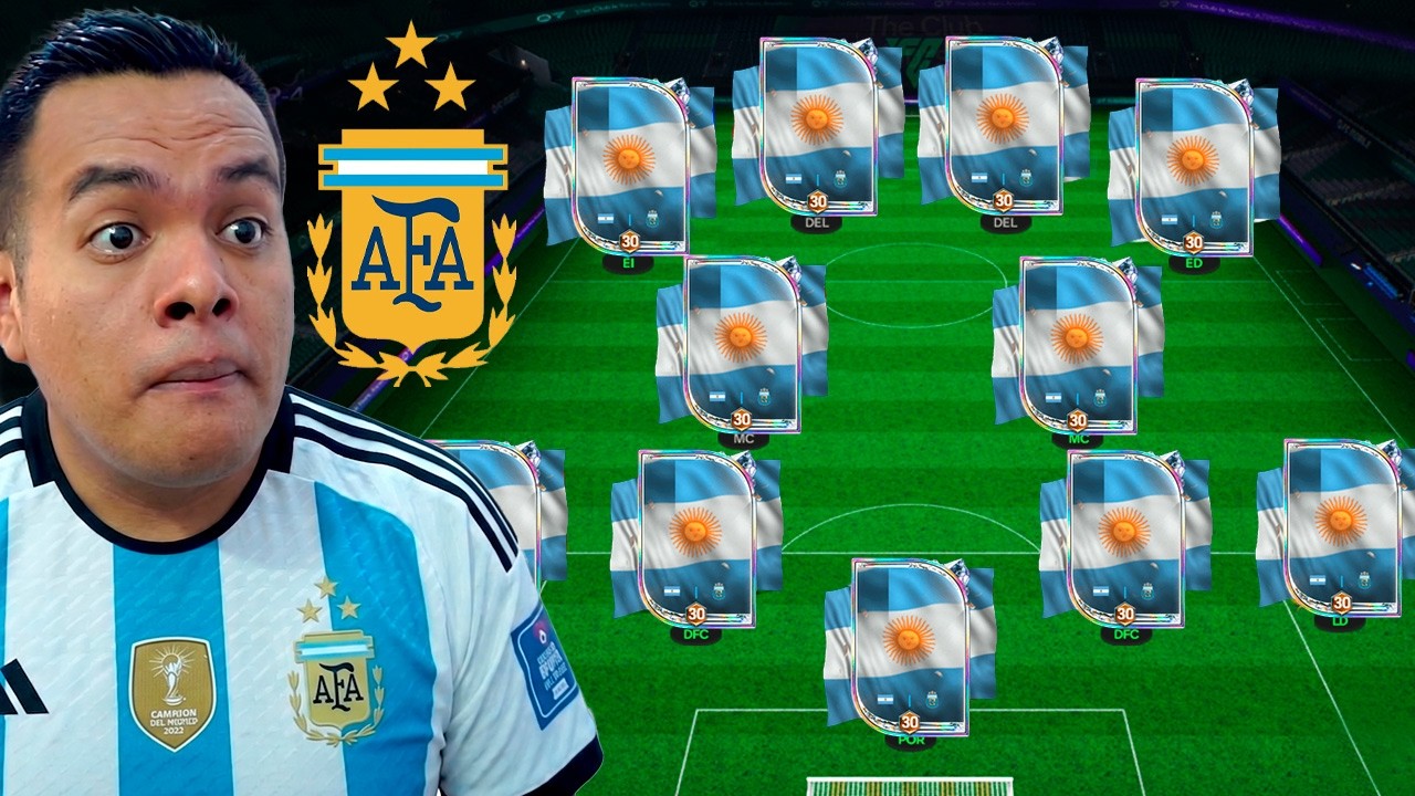 Constru&iacute; el MEJOR ARGENTINA Posible en FC Mobile 🇦🇷🔥