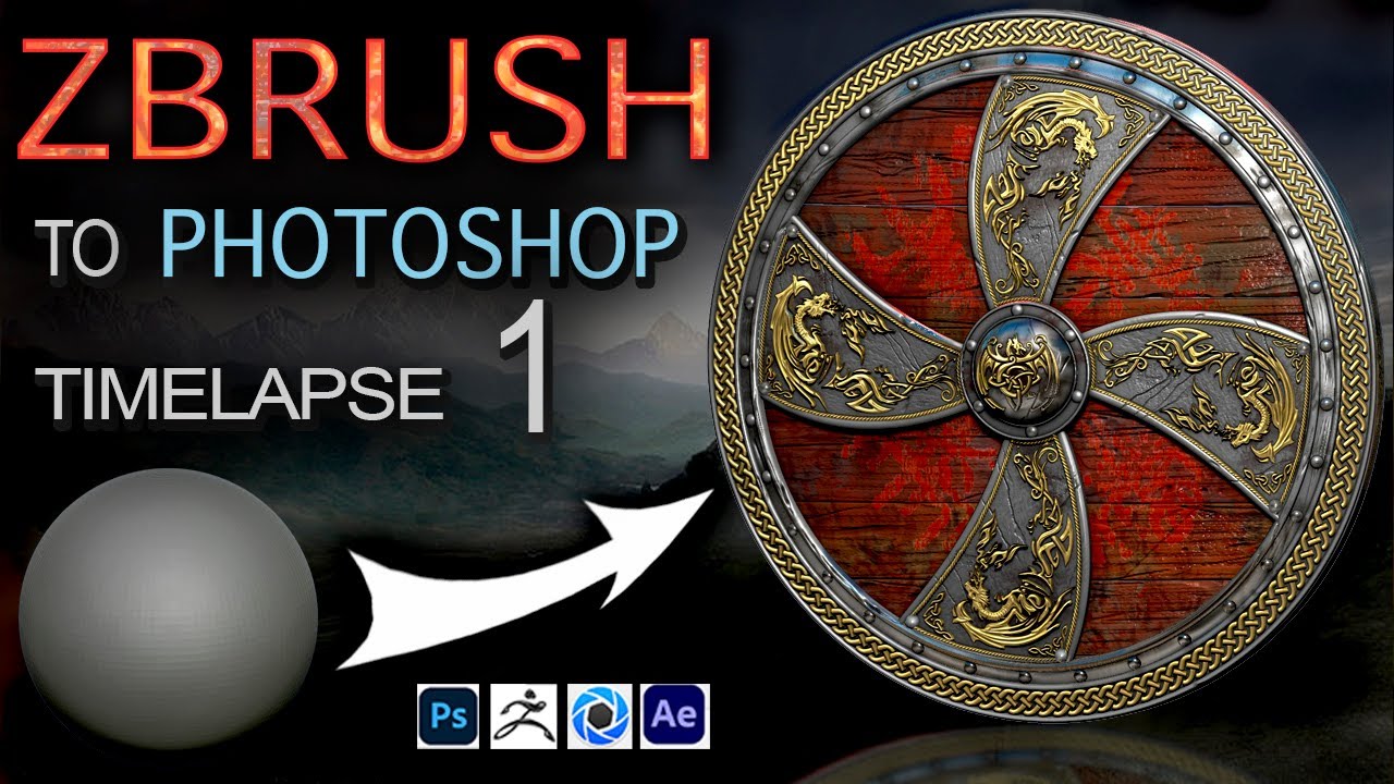 The Viking Shield / ZBrush Timelapse / Aleksandr Platonychev