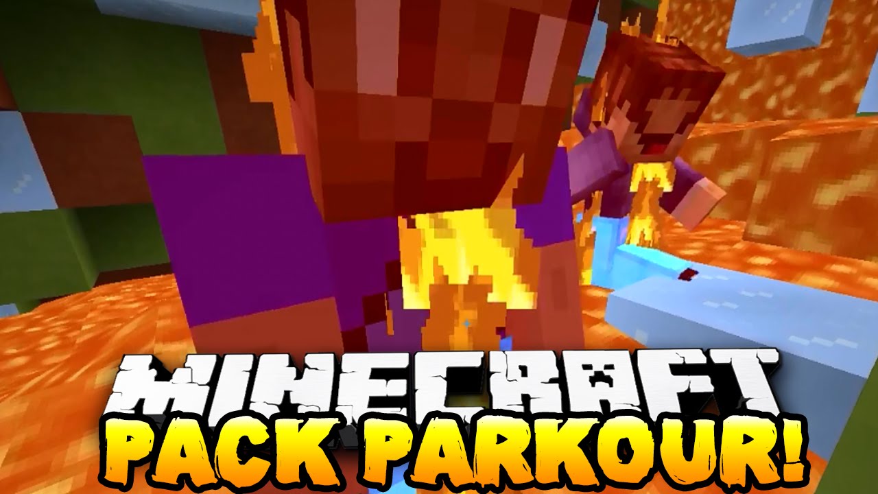 Minecraft - THE PACK vs CHRISTMAS EVE PARKOUR! (FUNNY RAGE MOMENTS!)