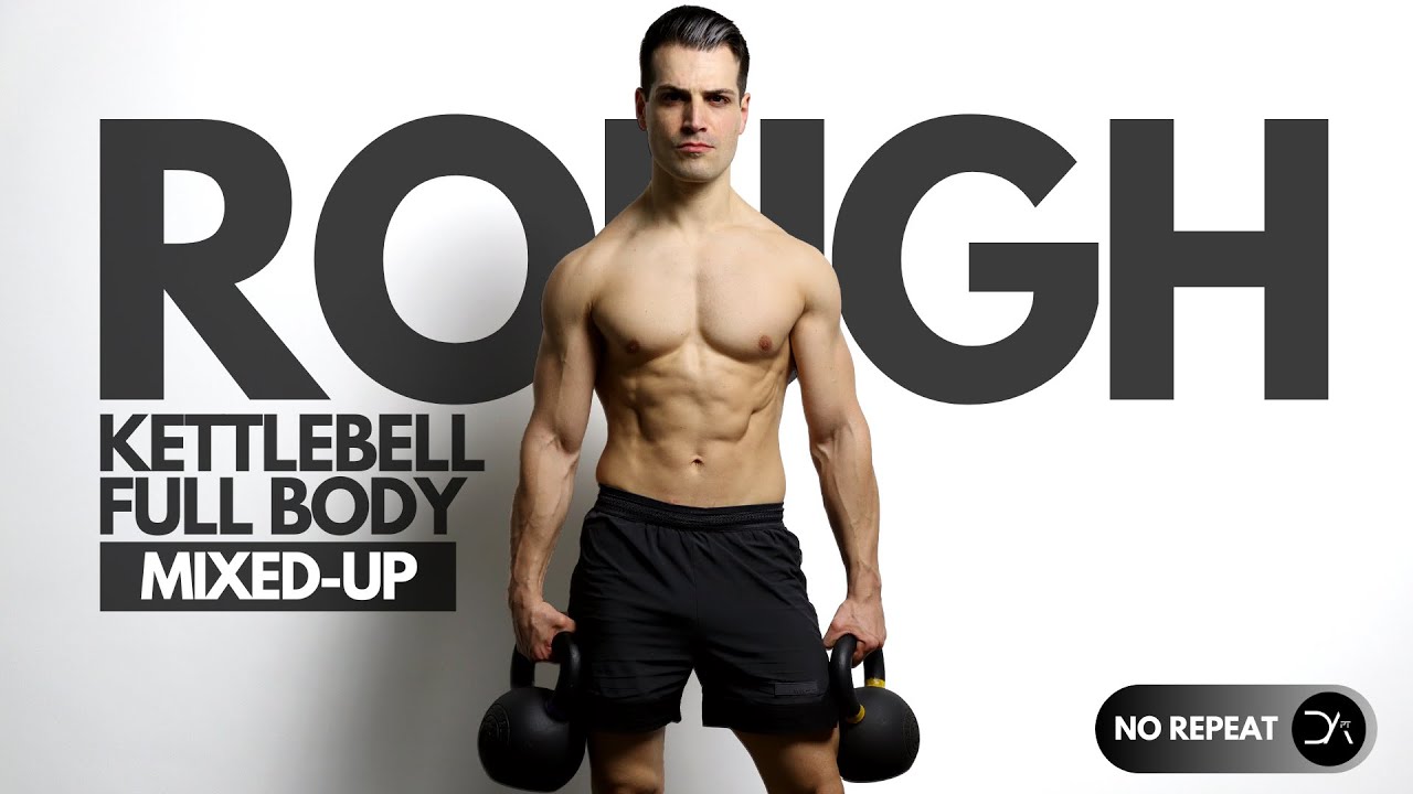 40 Min MIXED Full Body Kettlebell Workout | No Repeat (Intense | Apartment Friendly)