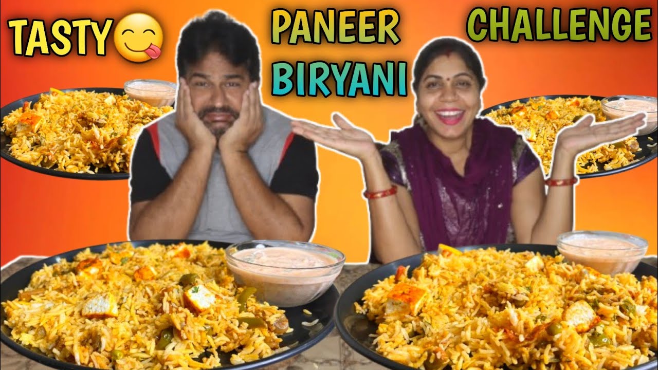 Massive Paneer Tikka Biryani Eating Challenge | Paneer Biryani Challenge | Street Food 