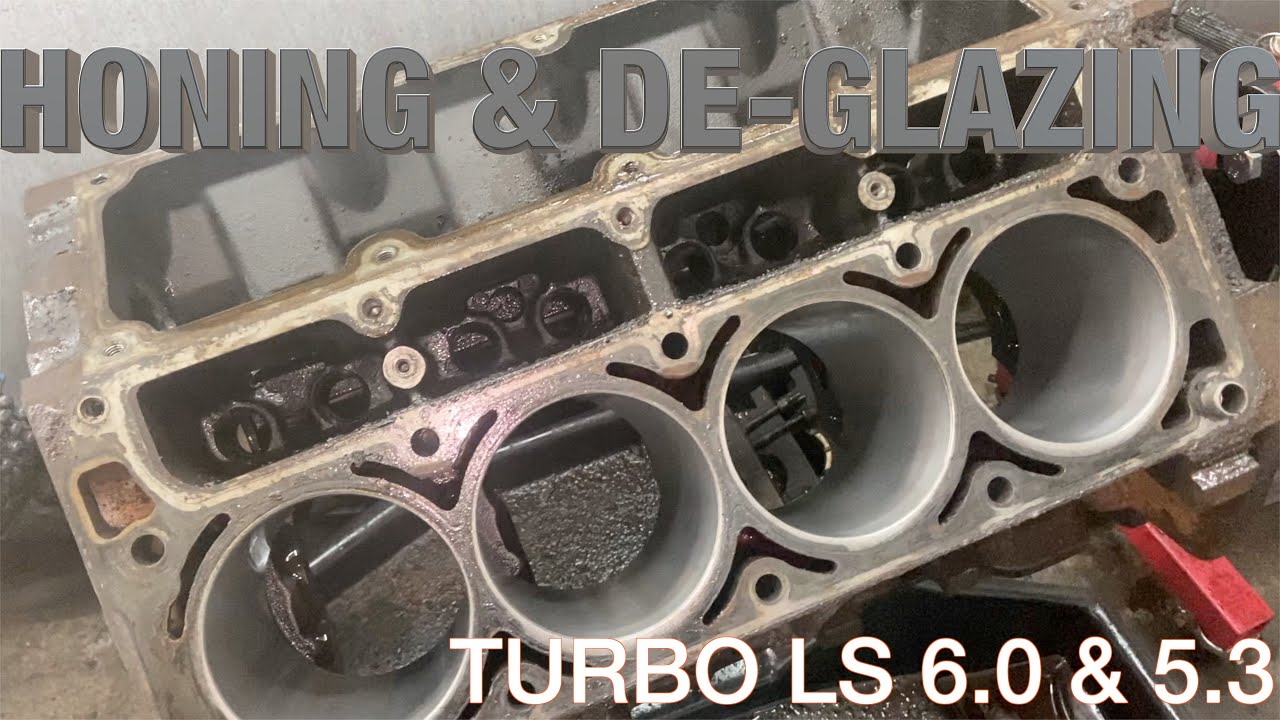 TURBO BOX CHEVY DUAL LS SWAP - EP6 Honing and De-Glazing the Turbo LS 6.0 and 5.3