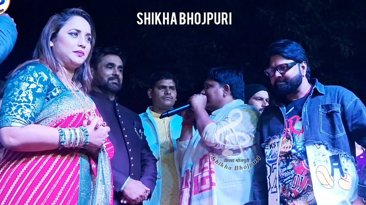 Samar Singh new stage show Mahi Manisha Samar Singh Rani Chatterjee  stage show badhupur Ghazipur